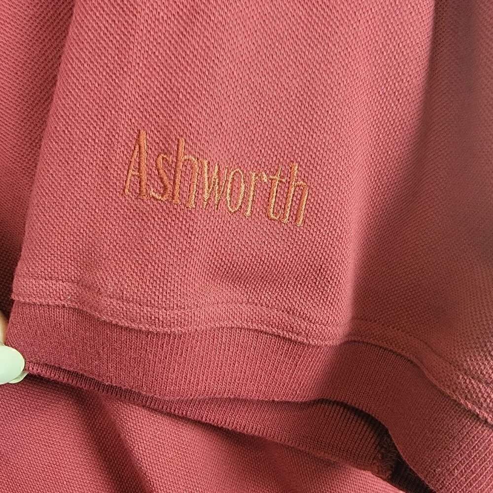 Ashworth Alabama Crimson Tide 100% Cotton Polo Shirt Maroon Size XL - Picture 6 of 9